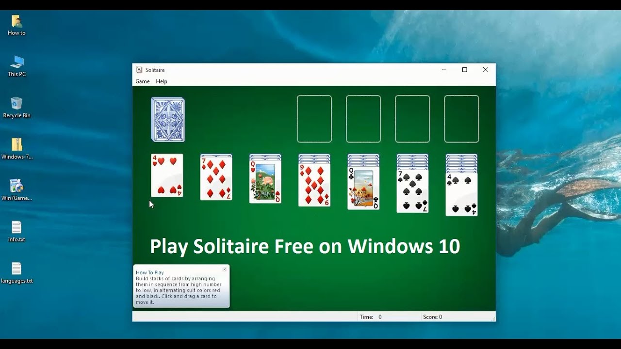 download solitaire free windows 10 no ads